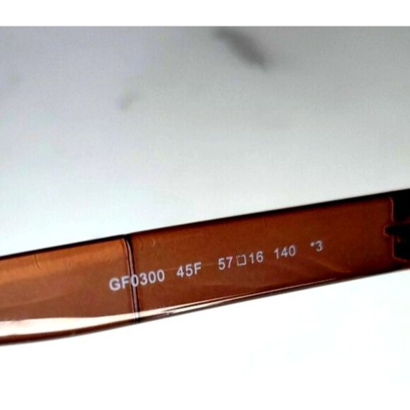 Guess GF0300 45F Sunglasses Women Cat Gradient Sunglasses 57-16-140 - Picture 6 of 8